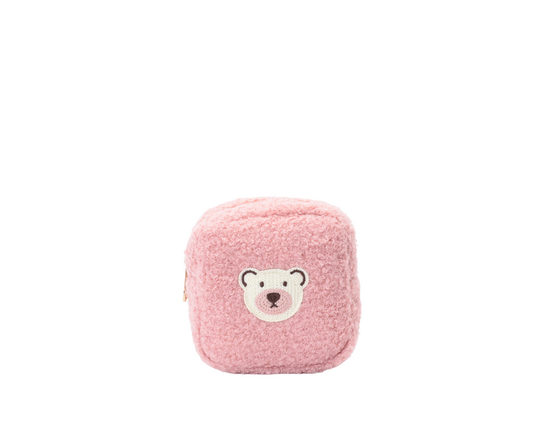 Extra Small Teddy Pouch – Blush Pink