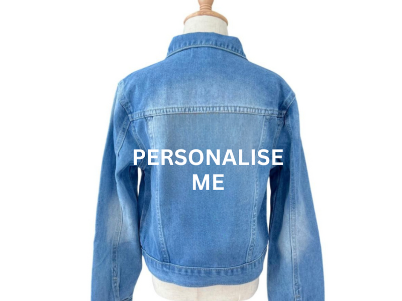 Personalised Kids Denim Jacket
