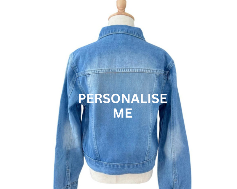 Personalised Kids Denim Jacket