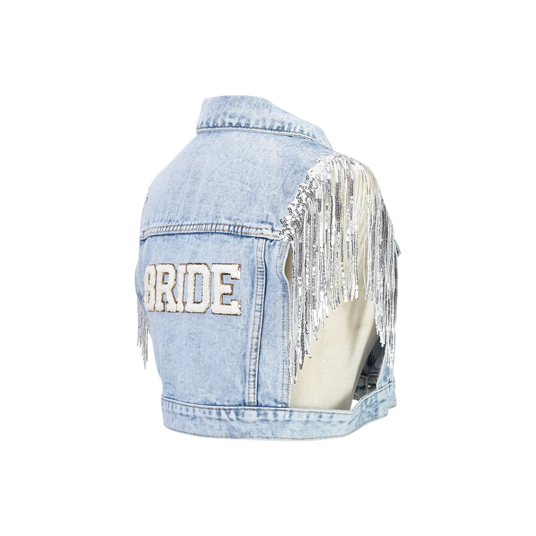 Bride Denim Waistcoat - The Happy Tribe