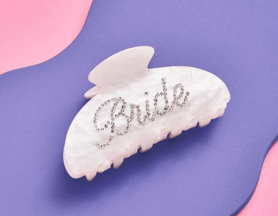“Bride” Rhinestone Hair Clip