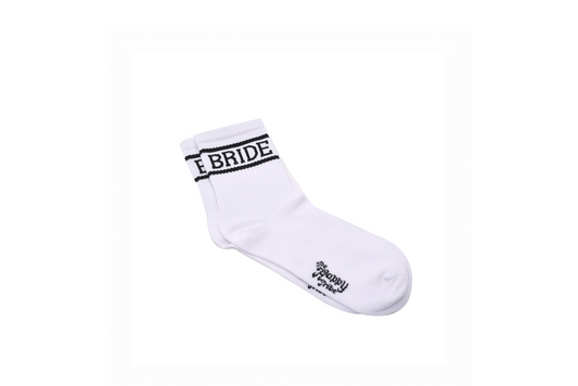 Bride Socks,  Cozy White Socks - The Happy Tribe
