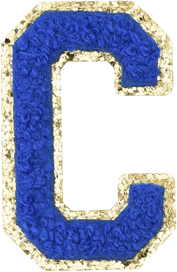 Royal Blue Letter - The Happy Tribe