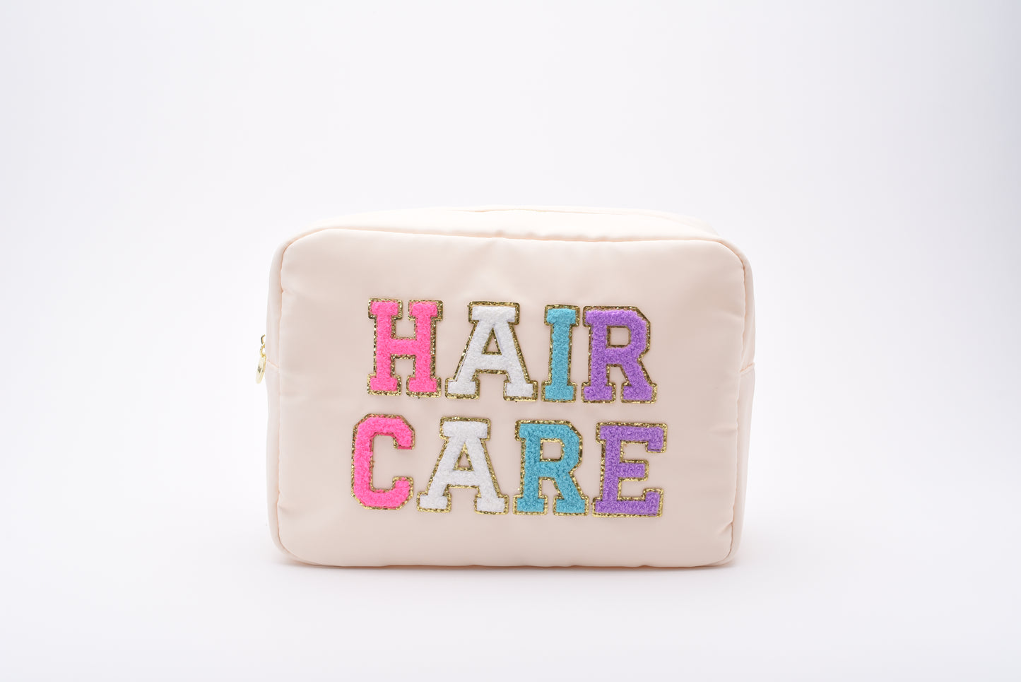 Cream Large Pouch "Hair Care" - The Happy Tribe