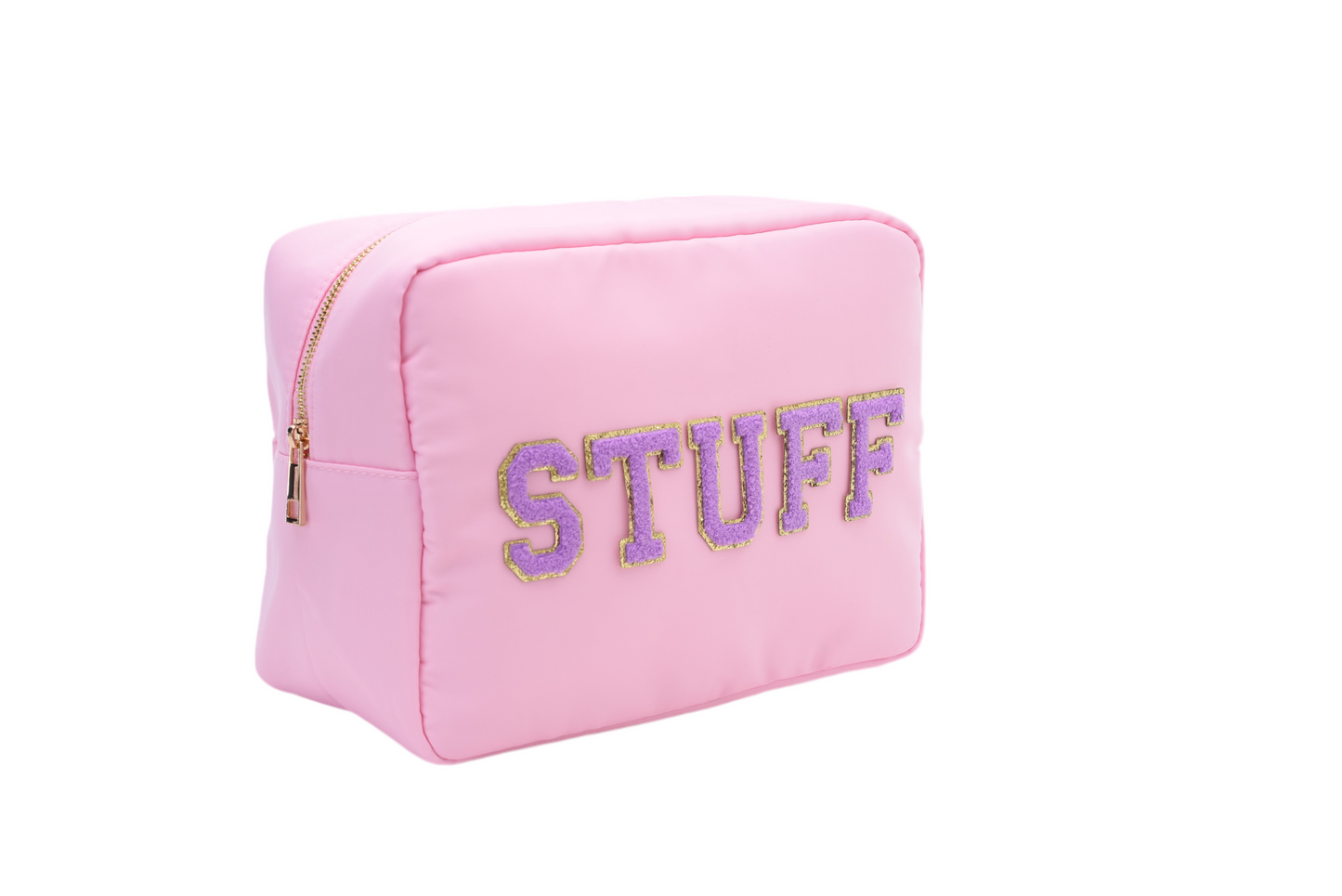 Large Personalised Baby Pink “Stuff” Pouch