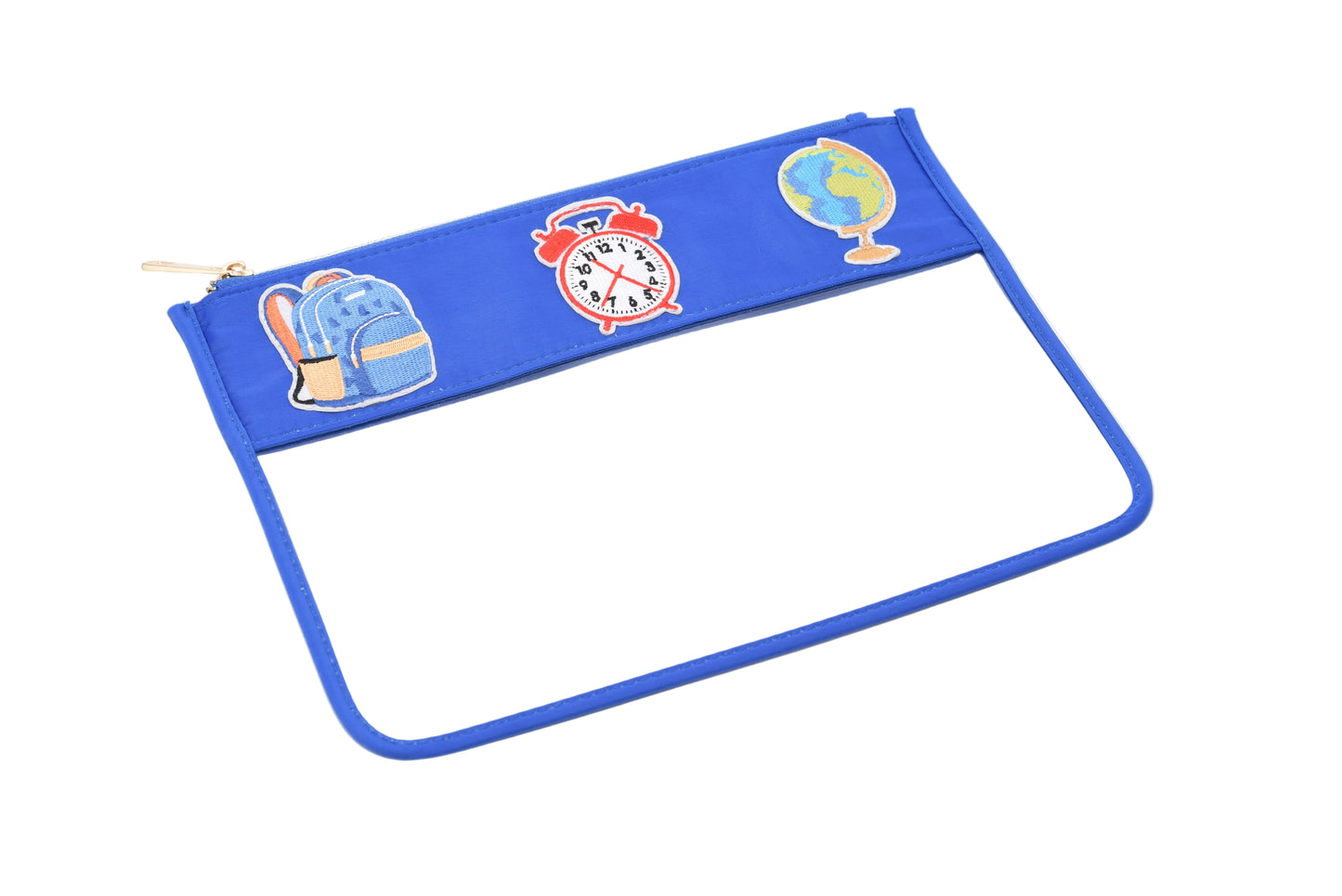 "School" Travel Pouch, Royal Blue