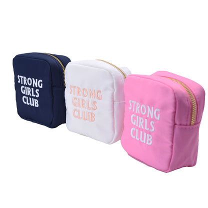 Extra Small Pouch - "Strong Girls Club"