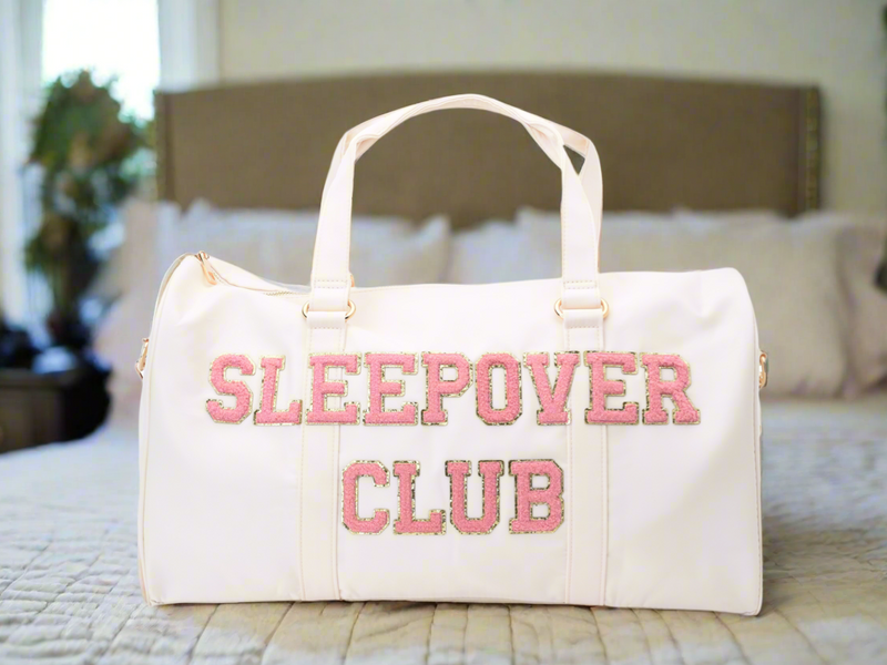 Cream “Sleepover Club” Bag
