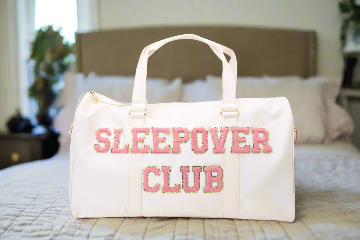 "Sleepover Club" Gym & Weekend Bag, Cream