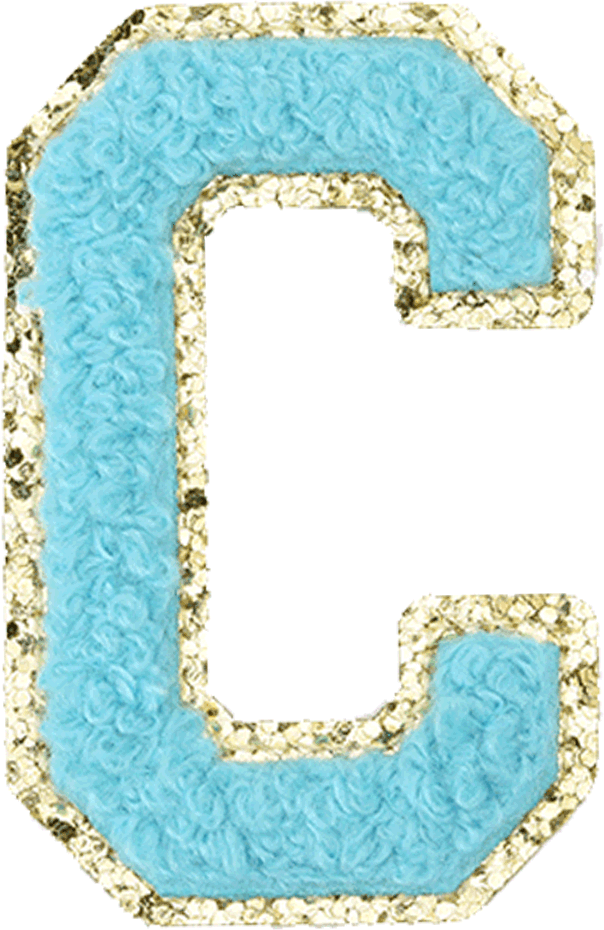 Turquoise Letter - The Happy Tribe