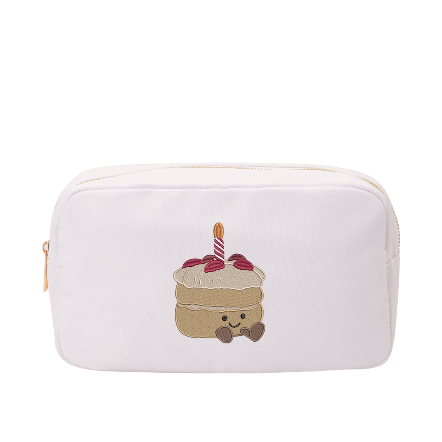 “Make a Wish” Embroidered, Medium Pouch
