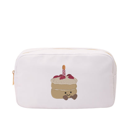 “Make a Wish” Embroidered, Medium Pouch