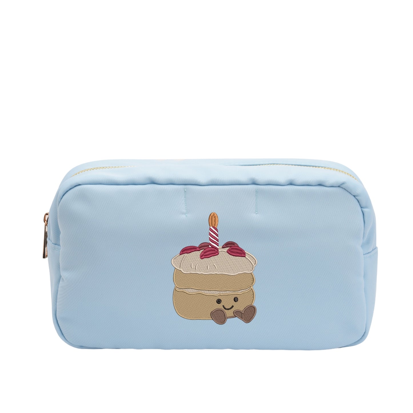 “Make a Wish” Embroidered, Medium Pouch