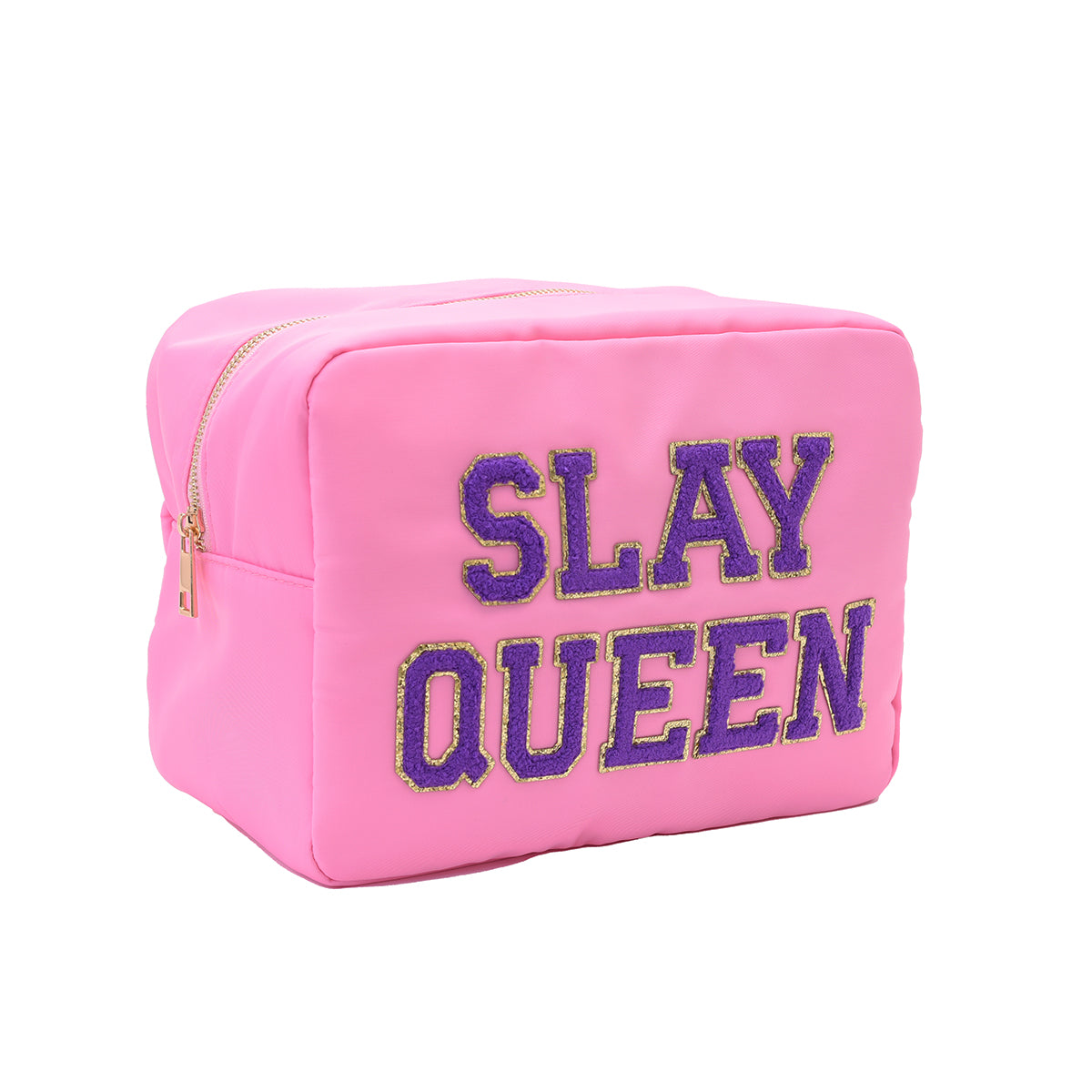 Candy Pink Large Pouch " Slay Queen"