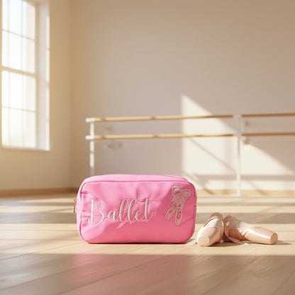"Ballet" Medium Pouch, Candy Pink