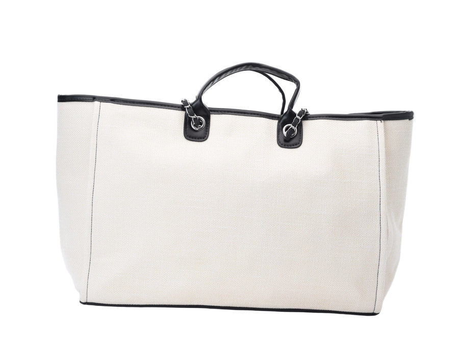 Personalised Extra Large Canvas Chain Tote Bag