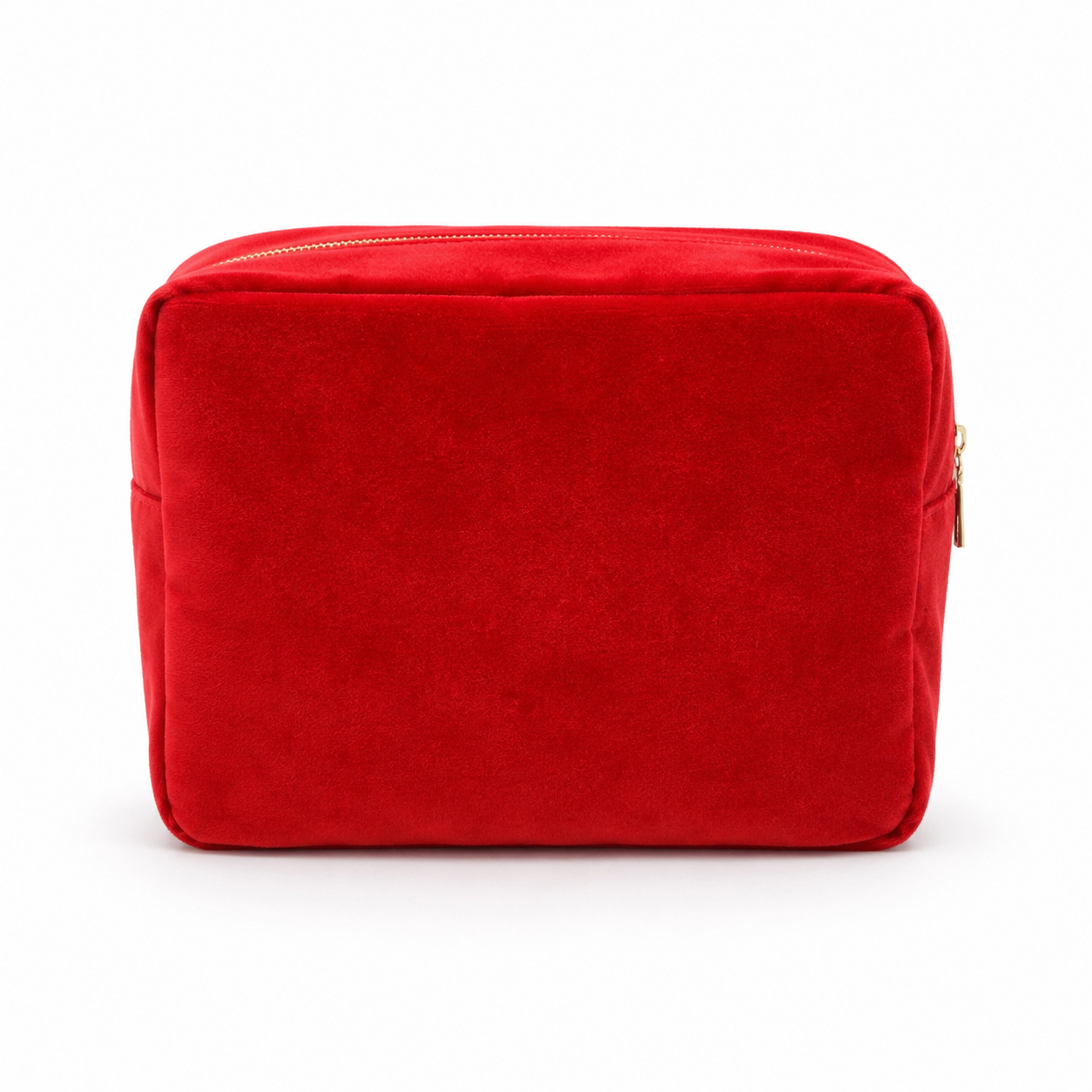 Luxury Personalised Velvet Large Pouch, Bold Edit