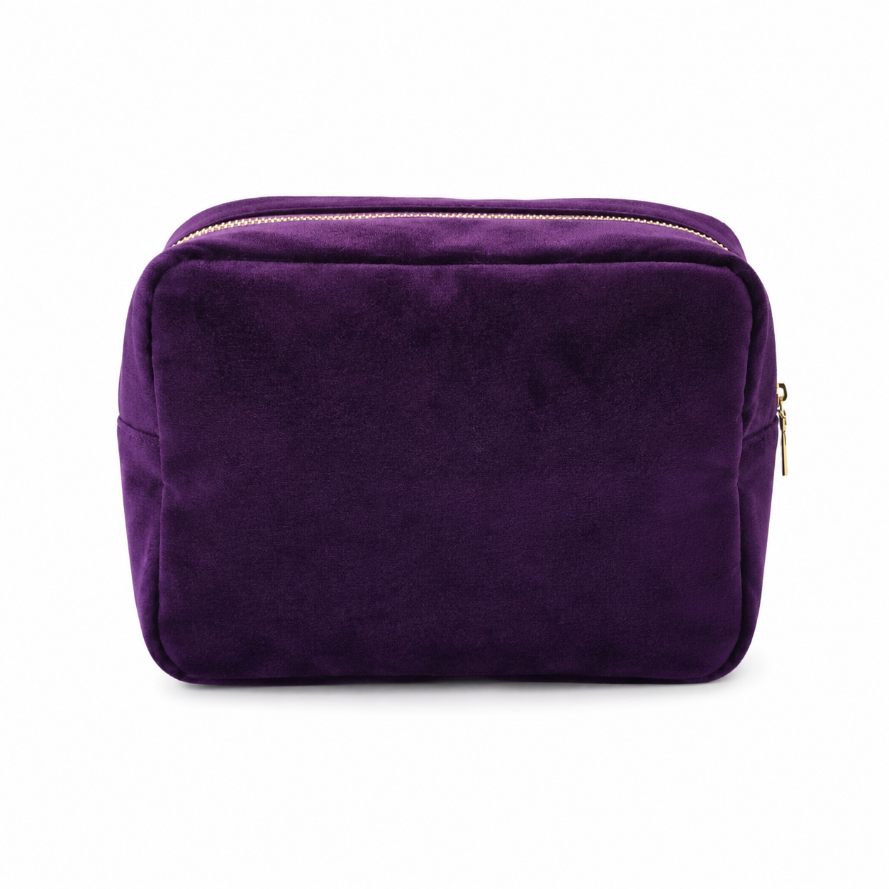 Luxury Personalised Velvet Large Pouch, Bold Edit