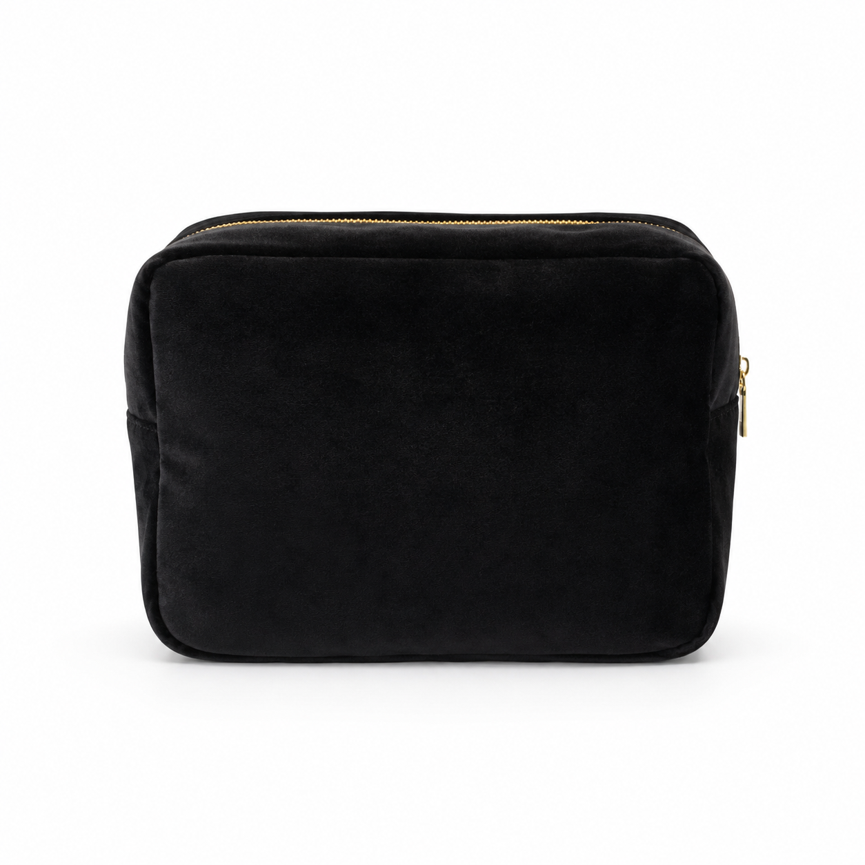 Luxury Personalised Velvet Large Pouch, Bold Edit