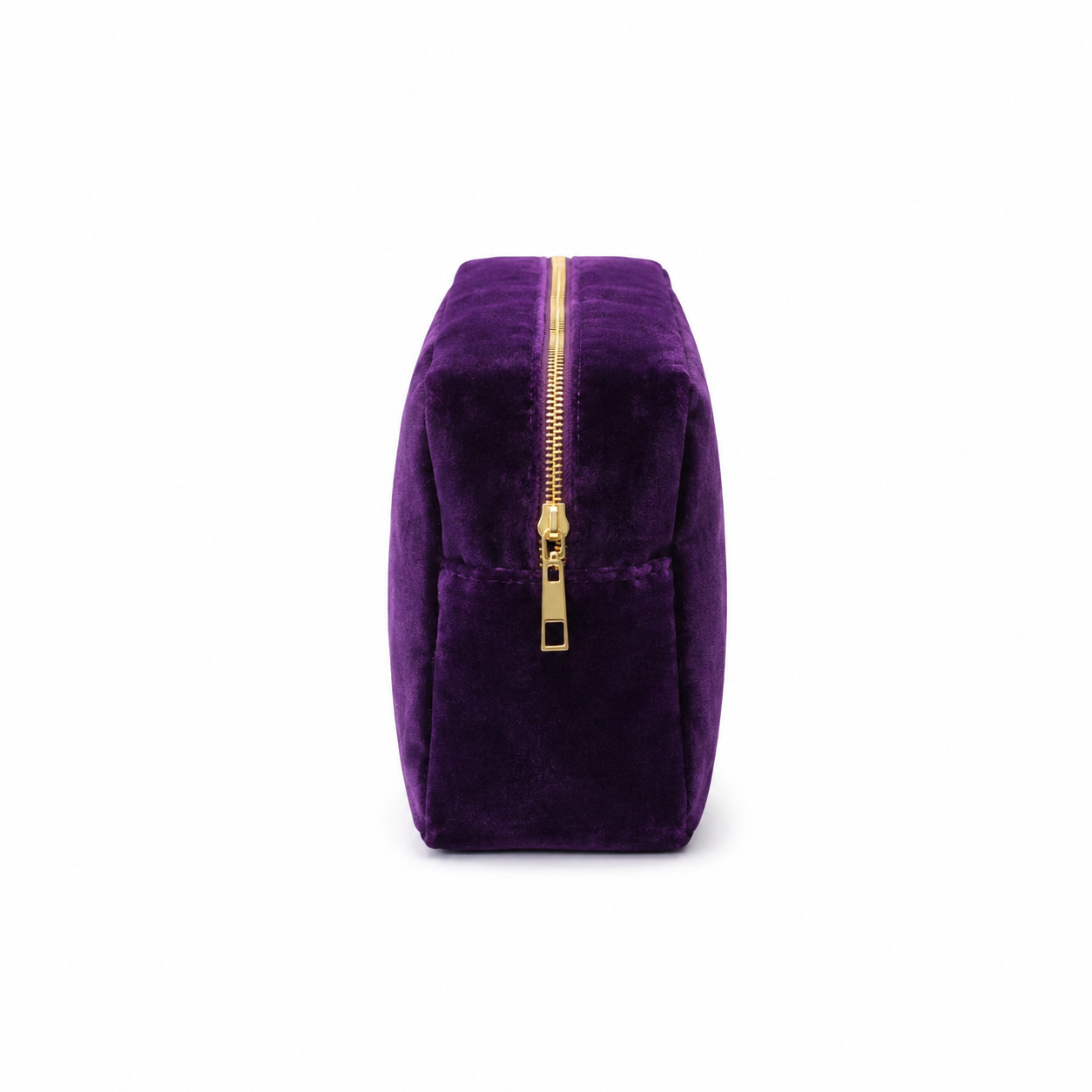 Luxury Personalised Velvet Large Pouch, Bold Edit