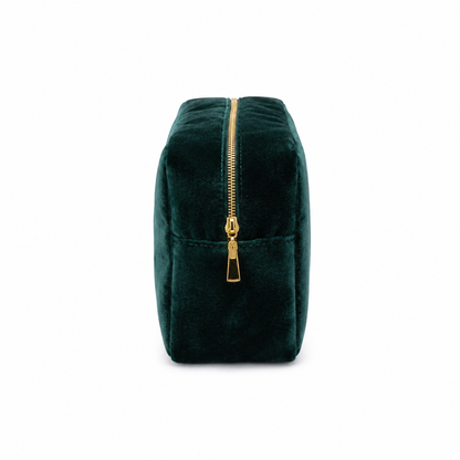 Luxury Personalised Velvet Large Pouch, Bold Edit