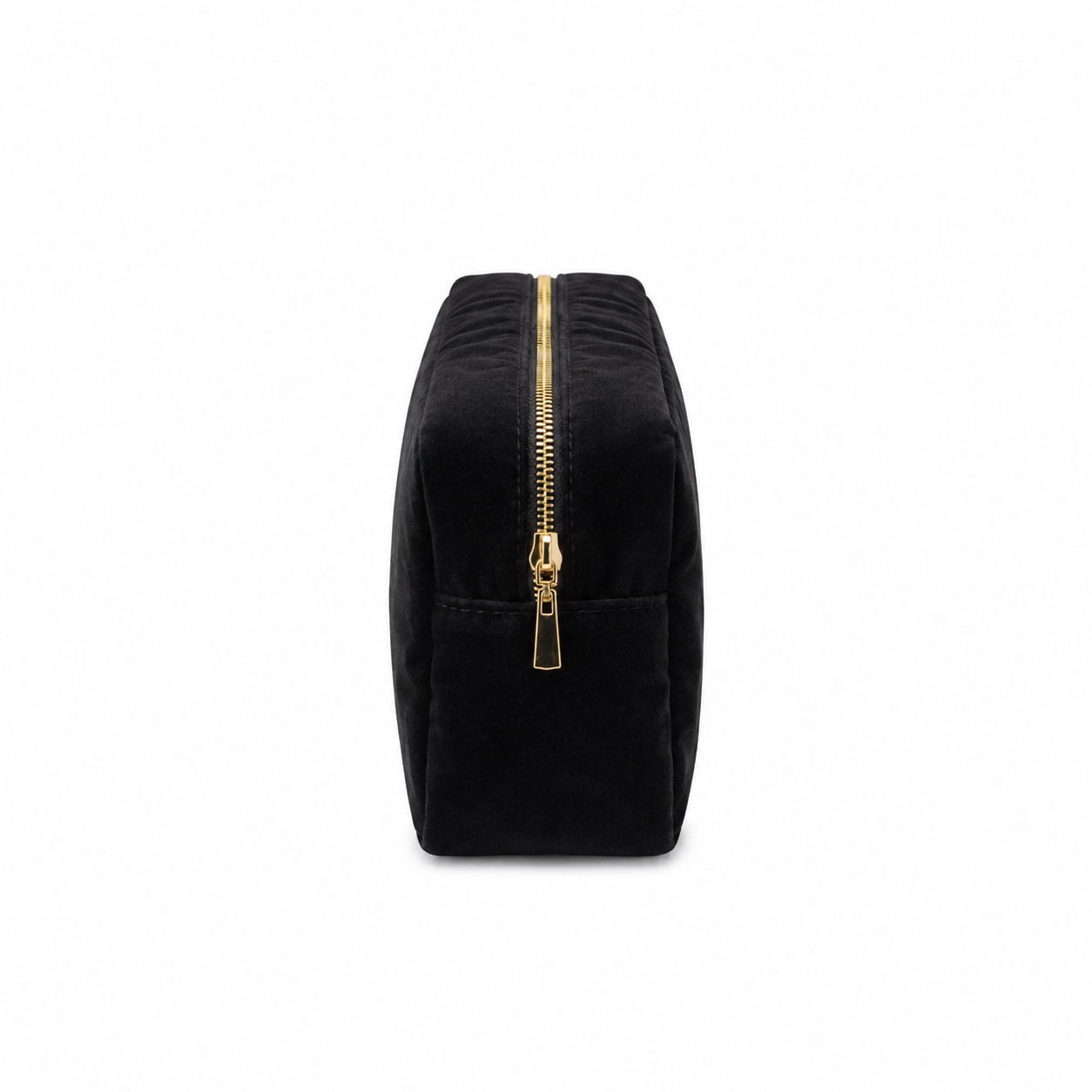 Luxury Personalised Velvet Large Pouch, Bold Edit