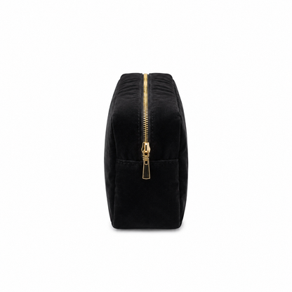 Luxury Personalised Velvet Large Pouch, Bold Edit