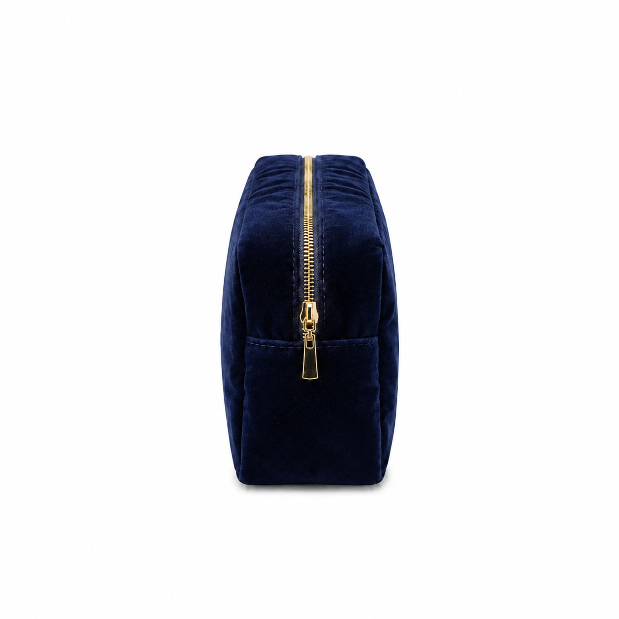 Luxury Personalised Velvet Large Pouch, Bold Edit
