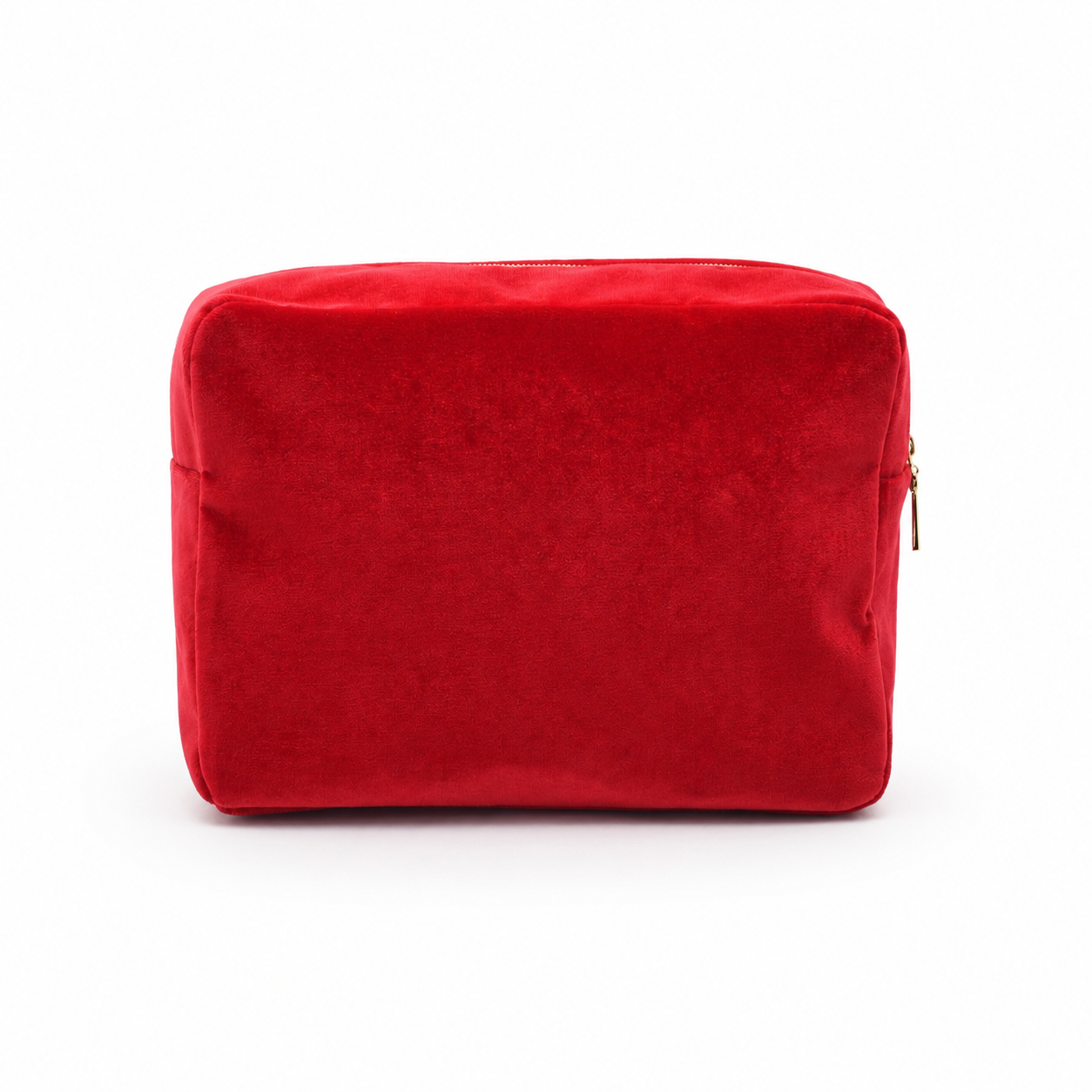 Luxury Personalised Velvet Large Pouch, Bold Edit