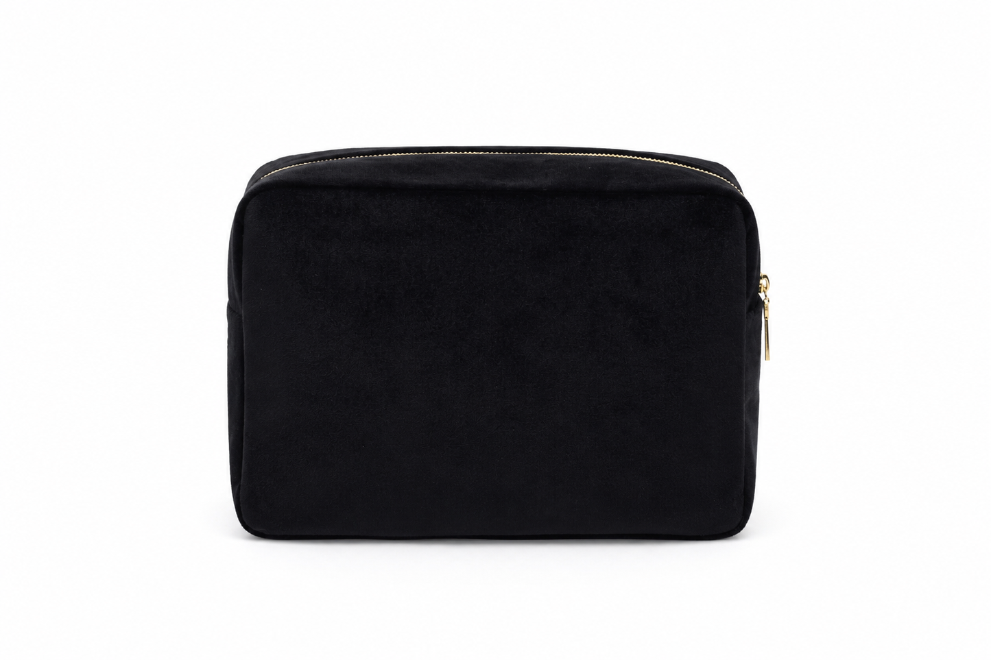 Luxury Personalised Velvet Large Pouch, Bold Edit