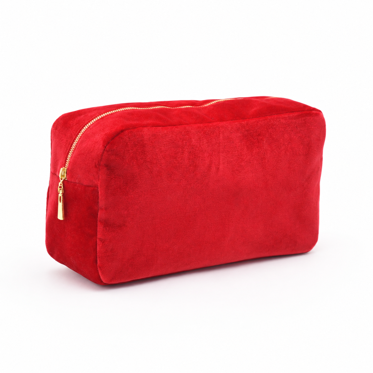 Luxury Personalised Velvet Bold Edit, Medium Pouch