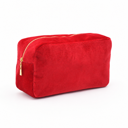 Luxury Personalised Velvet Bold Edit, Medium Pouch