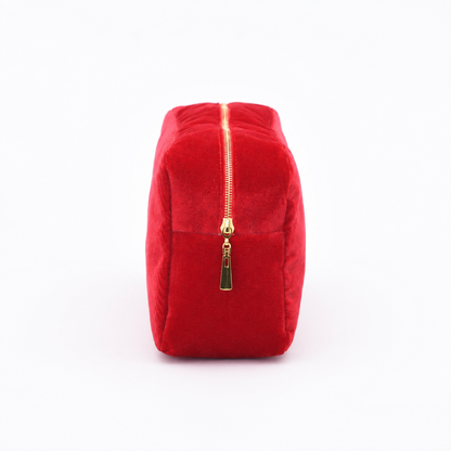 Luxury Personalised Velvet Bold Edit, Medium Pouch