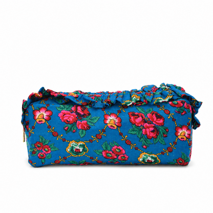 Luxury Personalised Large Ruffle Heritage Pouch