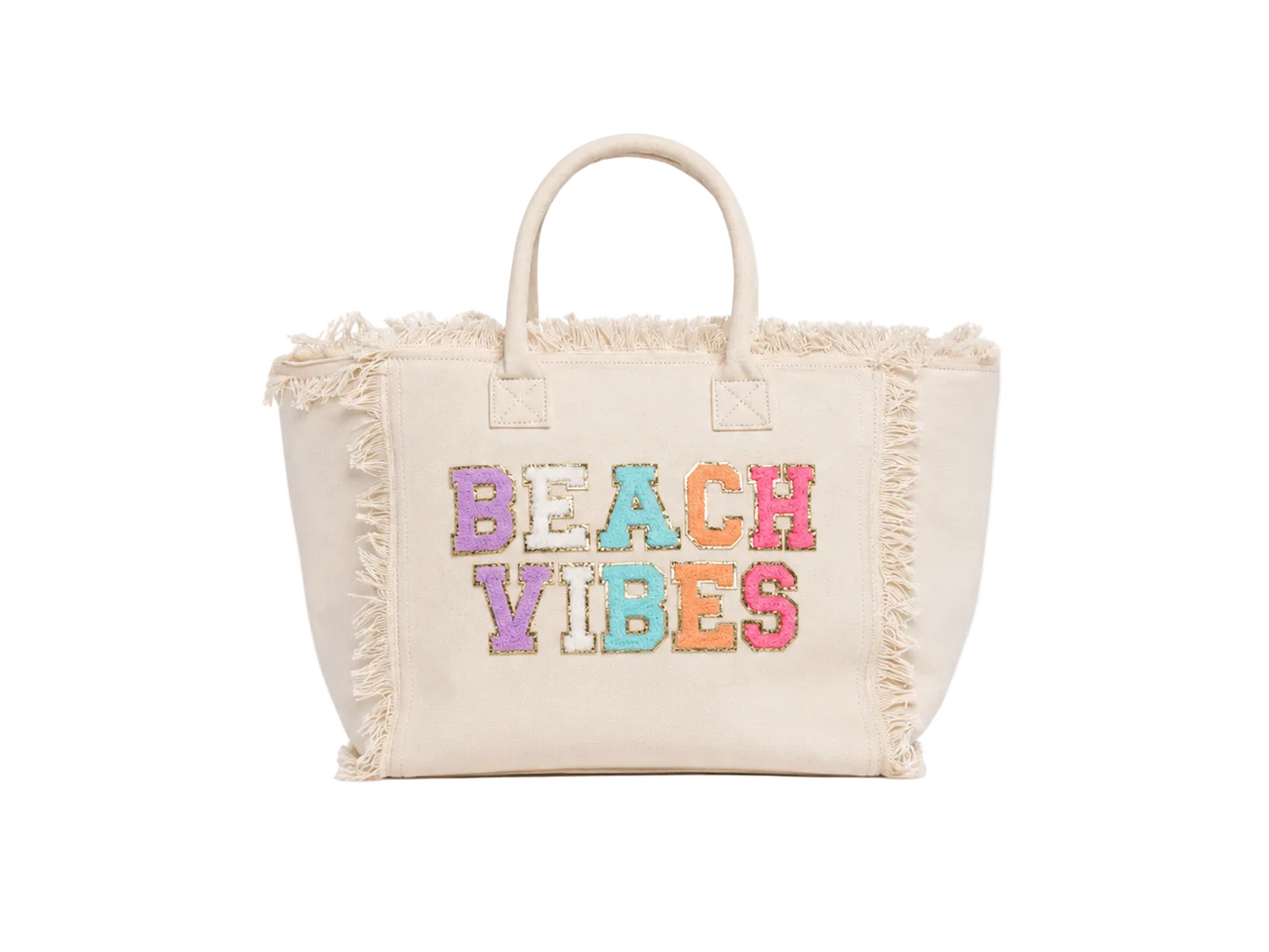 "Beach Vibes" St Bart's Tote Bag