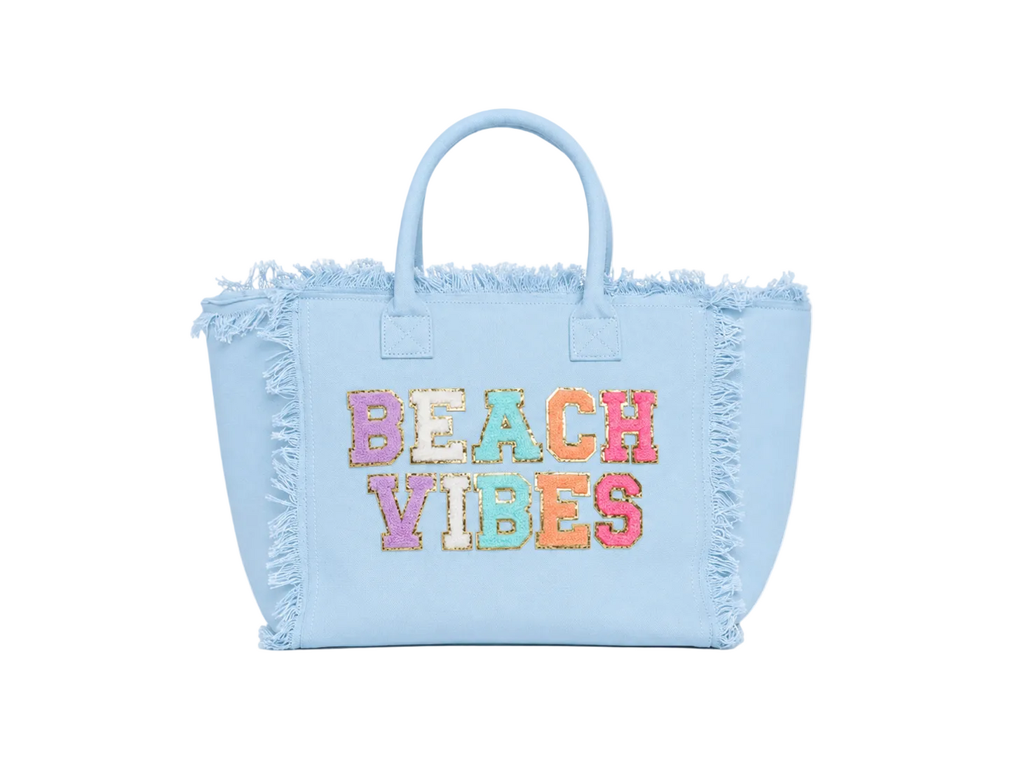 "Beach Vibes" St Bart's Tote Bag