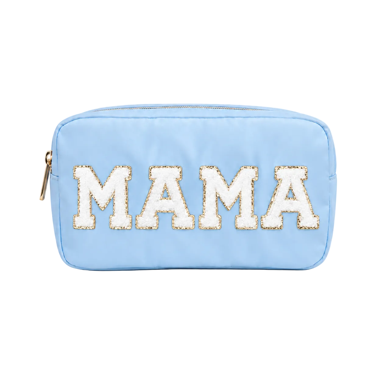 "MAMA" Medium Pouch, Baby Blue