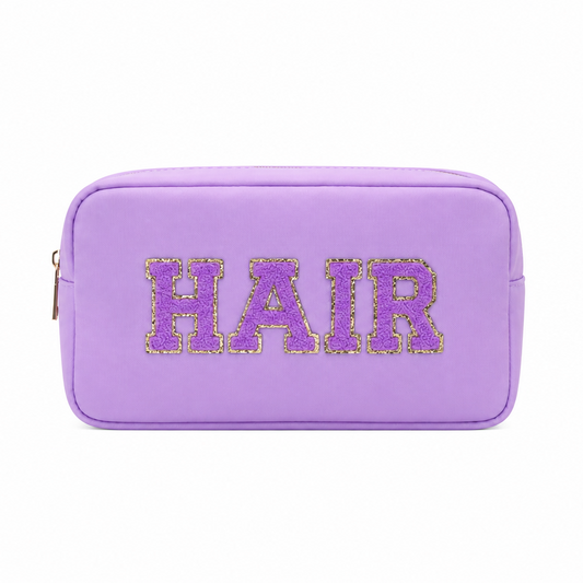 "Hair" Medium Pouch, Lilac