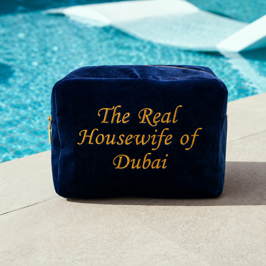 "The Real Housewives of Dubai" Large Velvet Pouch