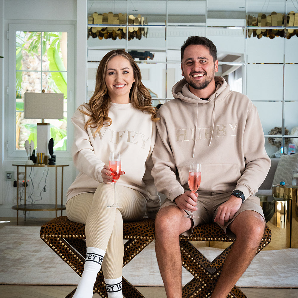 “Hubby” Hoodie – Groom Hoodie for Wedding Weekend & Honeymoon Vibes - The Happy Tribe