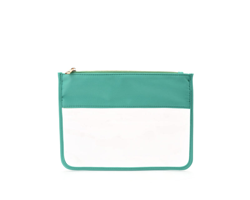 Green Personalised Travel Pouch