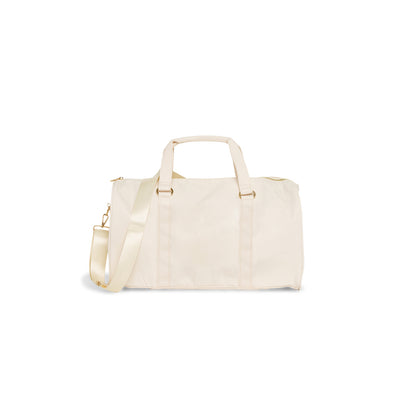 Cream Flight Mode Bag – Gym, Travel & Carry-On Style - The Happy Tribe