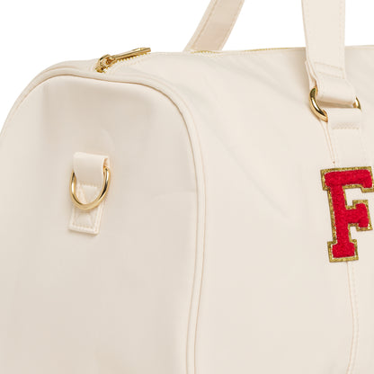 Cream Flight Mode Bag – Gym, Travel & Carry-On Style - The Happy Tribe