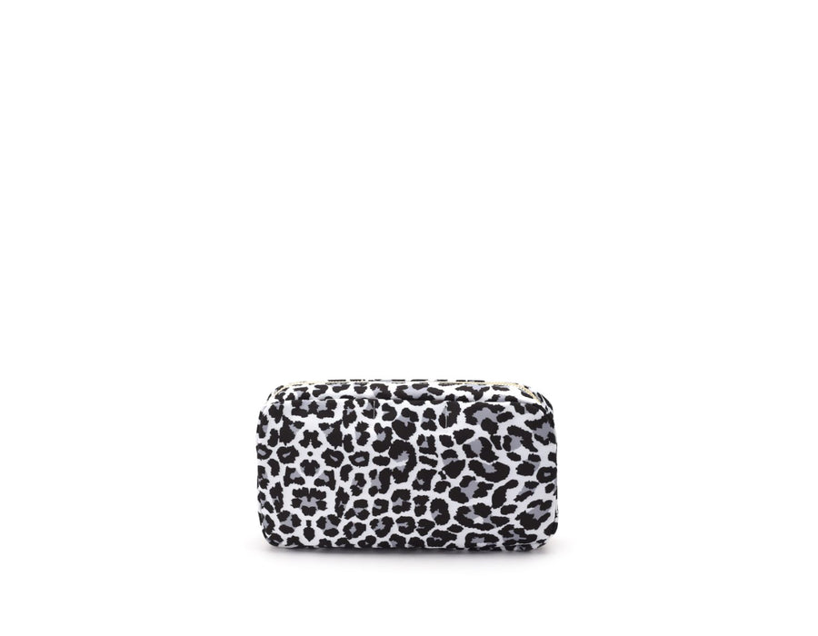 Black & White Animal Print Personalised Pouch - Small
