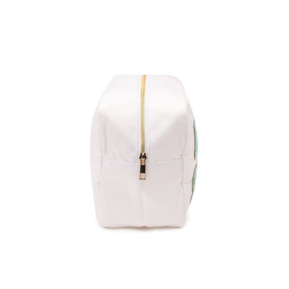 White Large “Baby Stuff” Pouch - The Happy Tribe