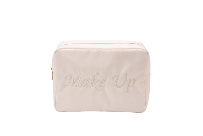 Cream Large Pouch - 