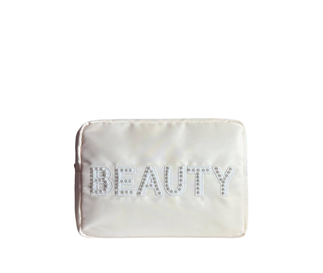Cream Large Pouch - 