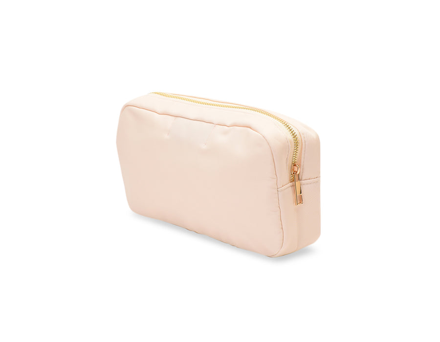 Cream Medium Pouch - “Hair