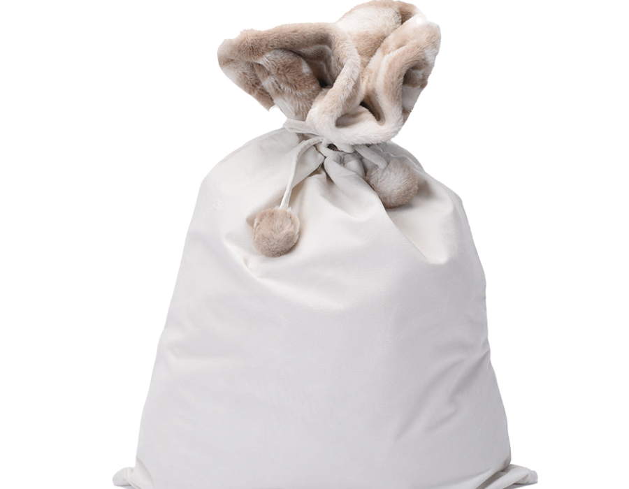 Personalised Velvet Christmas Pom Pom Sacks