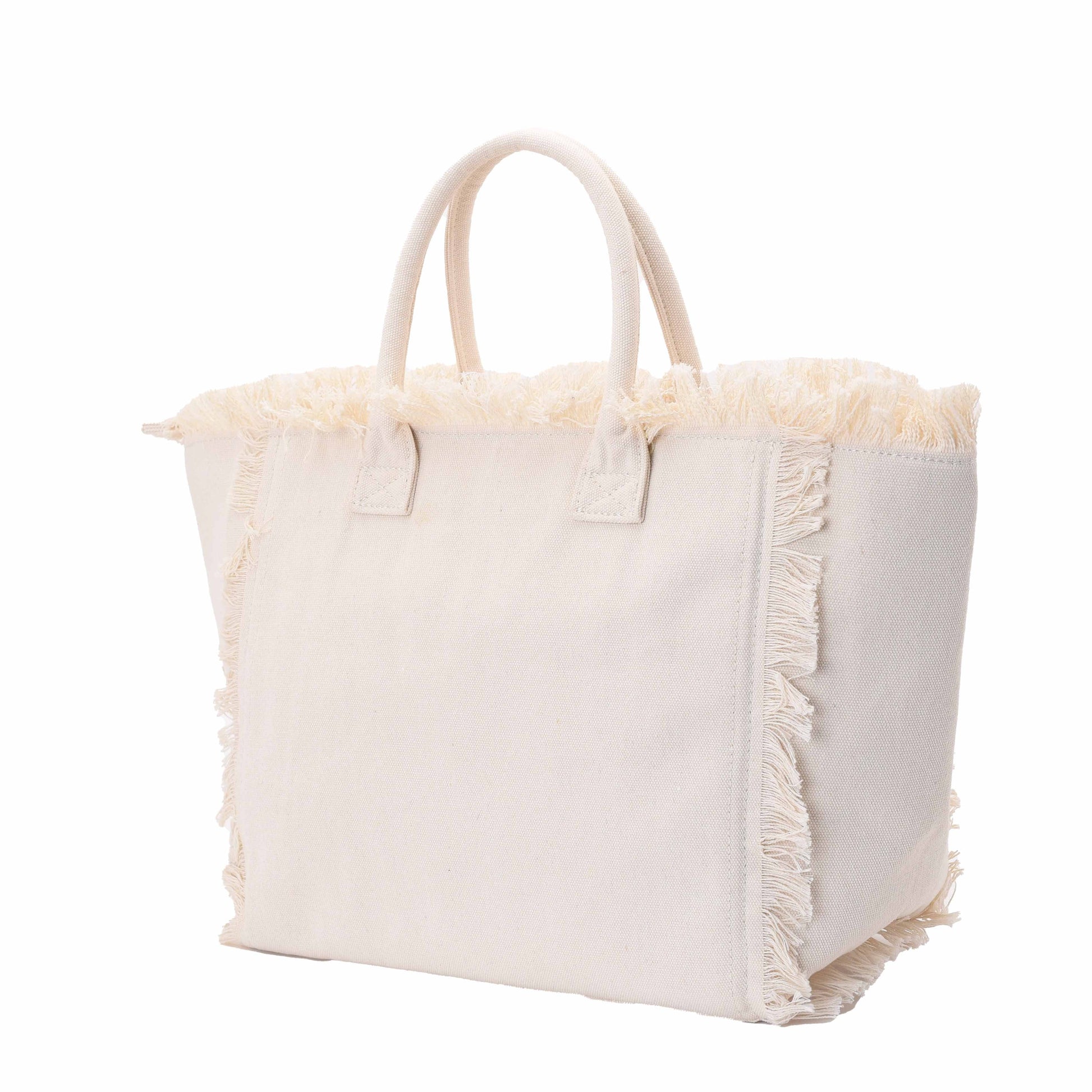 Cream St Bart’s Tote - “Hitched” - The Happy Tribe